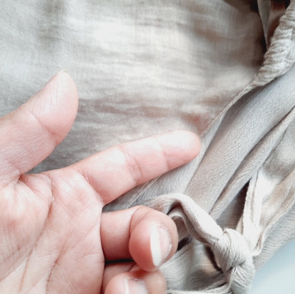 Jessica Simpson Flowy Embroidered Beige Medium Summer Dress NEW - Picture 13 of 14